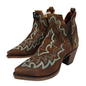 Dan Post Vallejo Boots Size: 7 Brand New in Box Western Booties Turquoise Brown